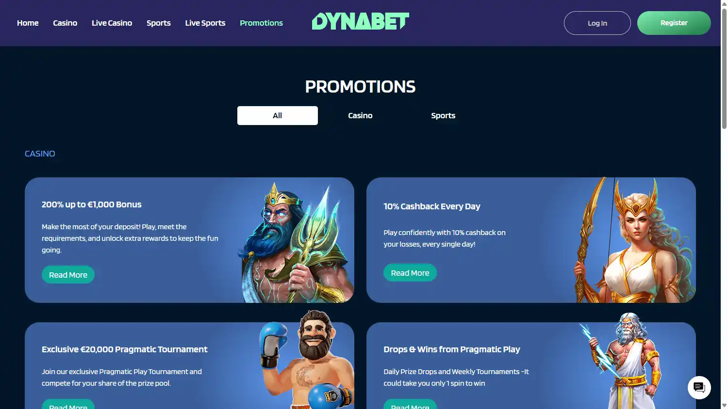 DynaBet Casino screenshot 2