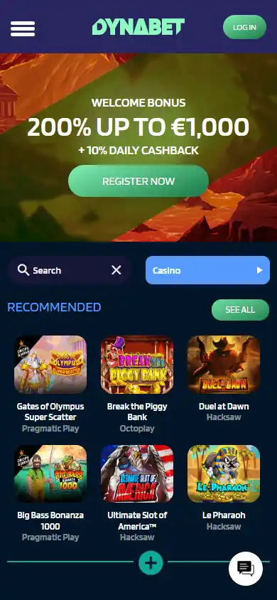 DynaBet Casino screenshot 3