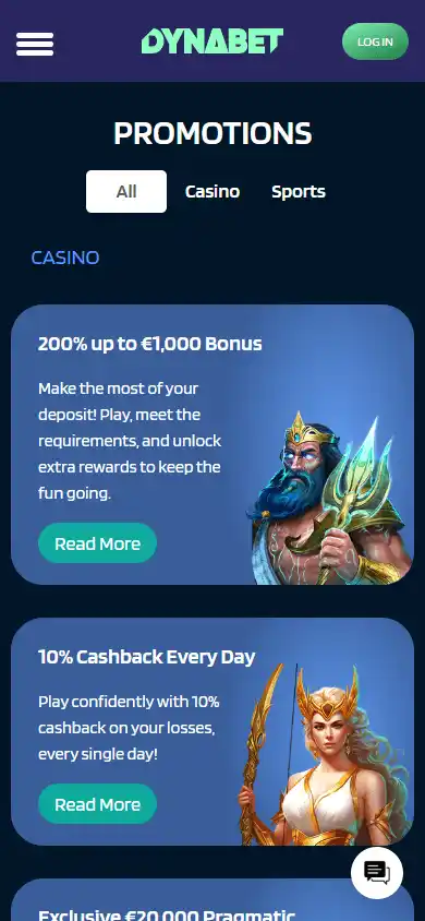 DynaBet Casino screenshot 4