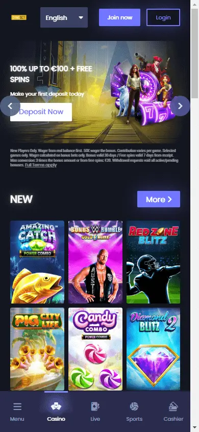 DynoBet Casino screenshot 4