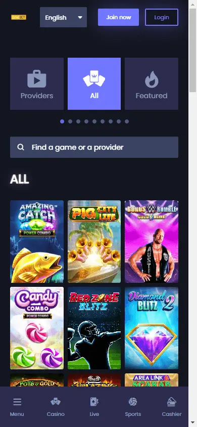 DynoBet Casino screenshot 5