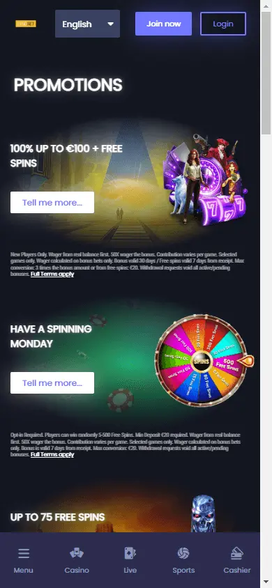 DynoBet Casino screenshot 6