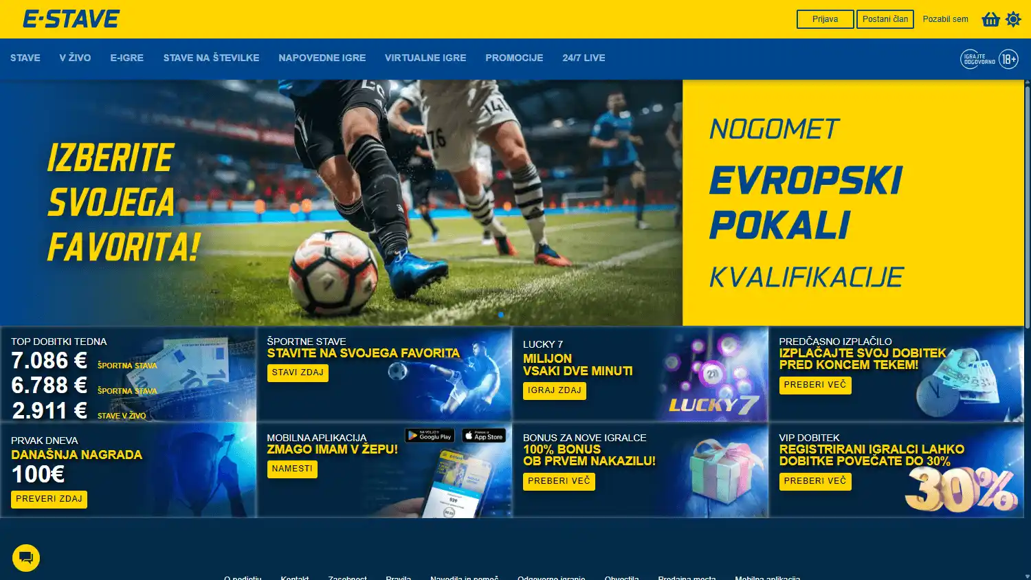 e-stave Casino screenshot 1