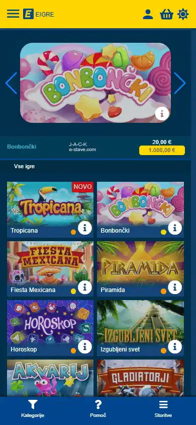 e-stave Casino screenshot 5