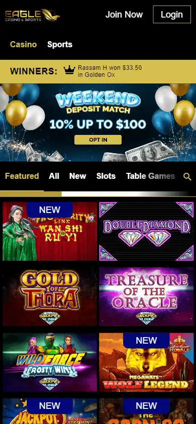 Eagle Casino & Sports screenshot 3