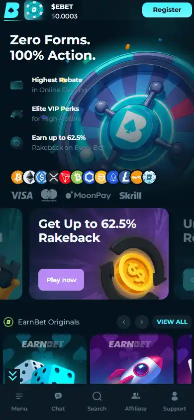 EarnBet Casino screenshot 4