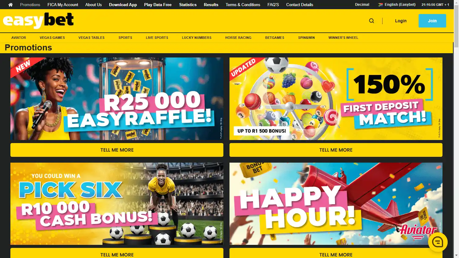 Easybet.co.za Casino screenshot 3