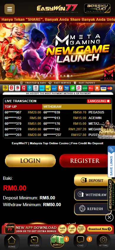 EasyWin77 Casino screenshot 3
