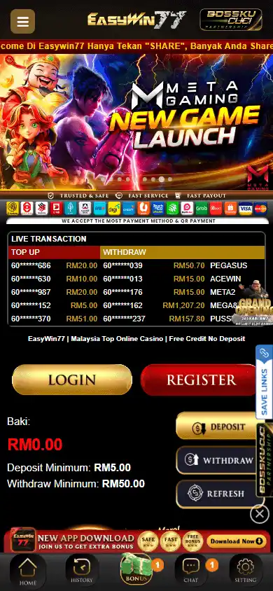 EasyWin77 Casino screenshot 4
