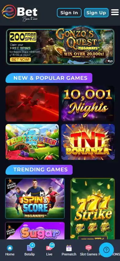 eBet Casino screenshot 5