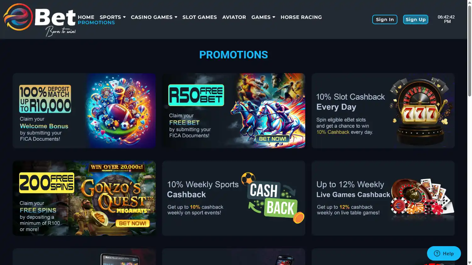 eBet Casino screenshot 4