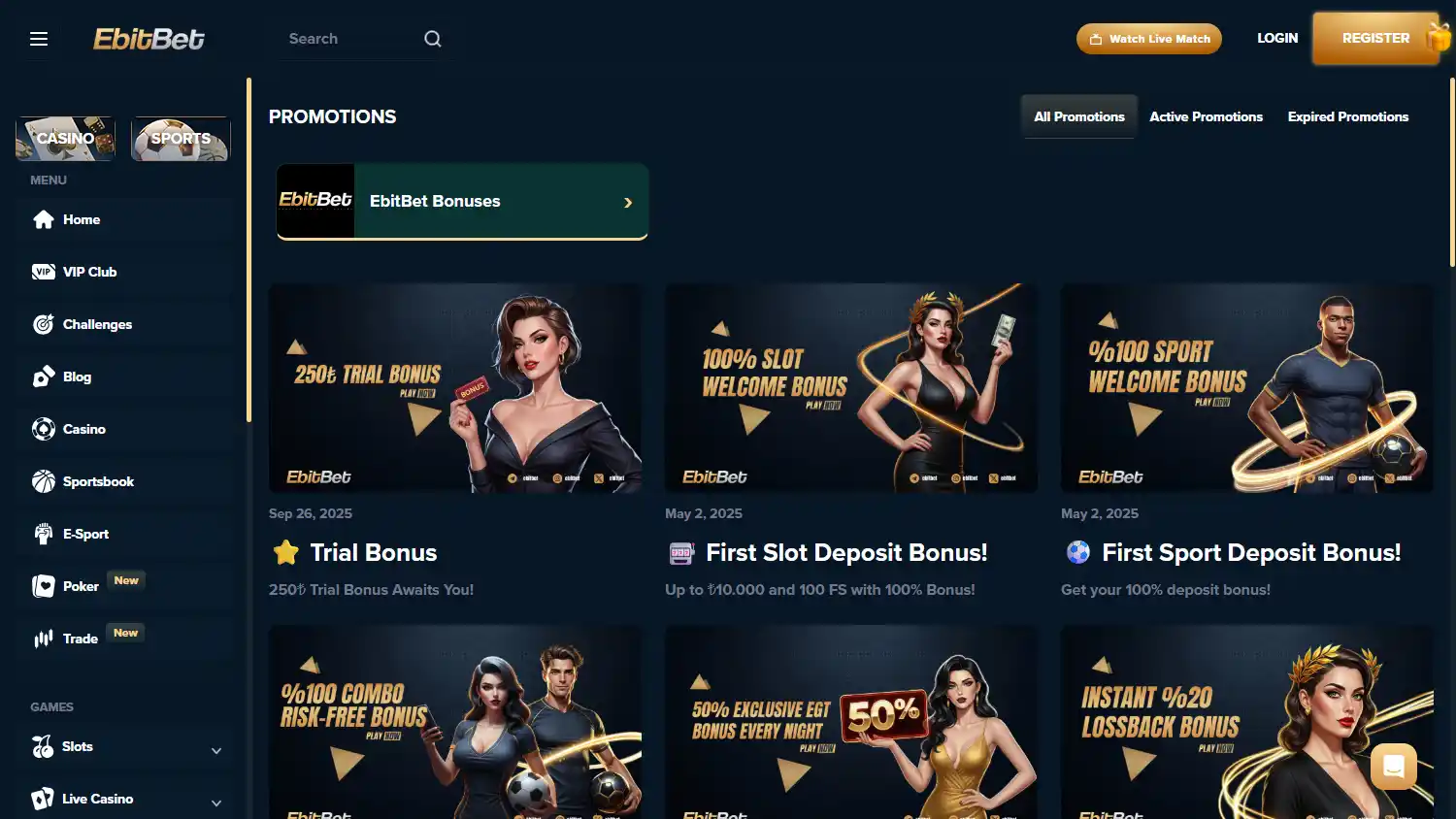 EbitBet Casino screenshot 3