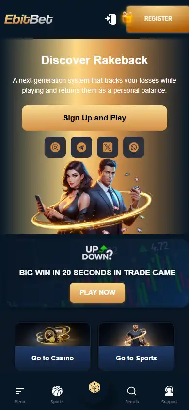 EbitBet Casino screenshot 4