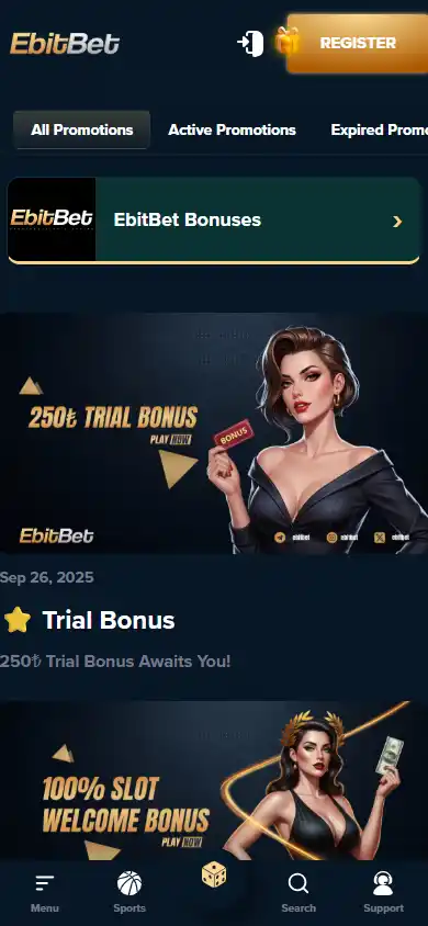 EbitBet Casino screenshot 6
