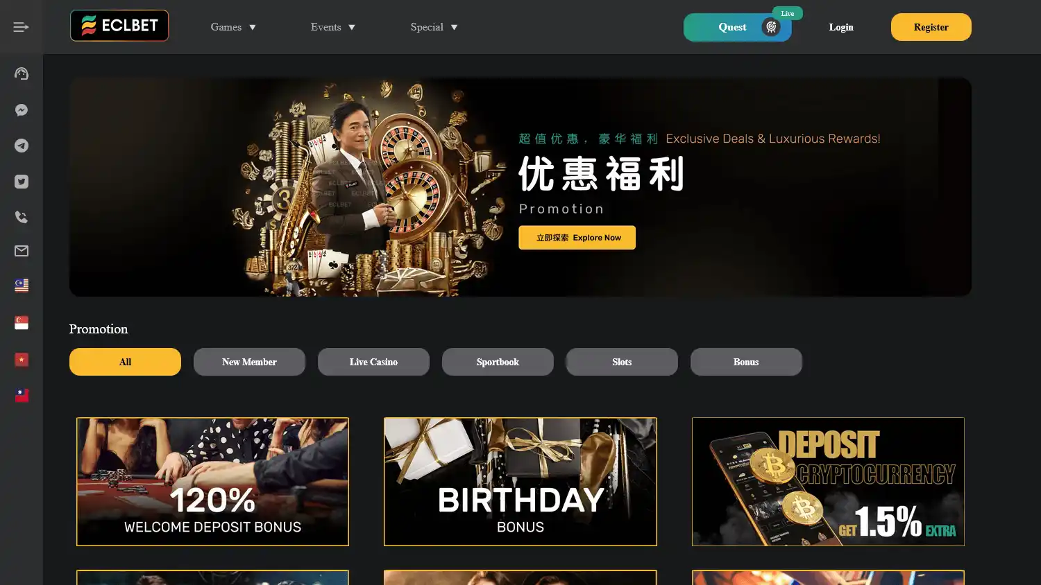 ECLBET Casino MY screenshot 1