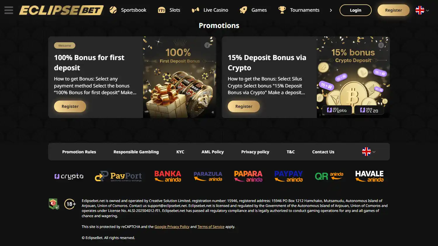 ECLIPSEBET Casino screenshot 3