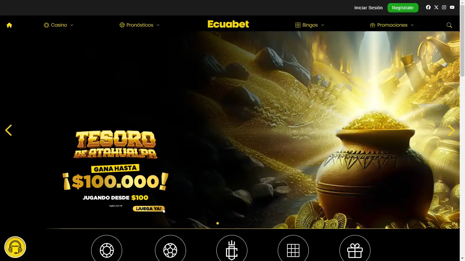 Ecuabet Casino screenshot 1