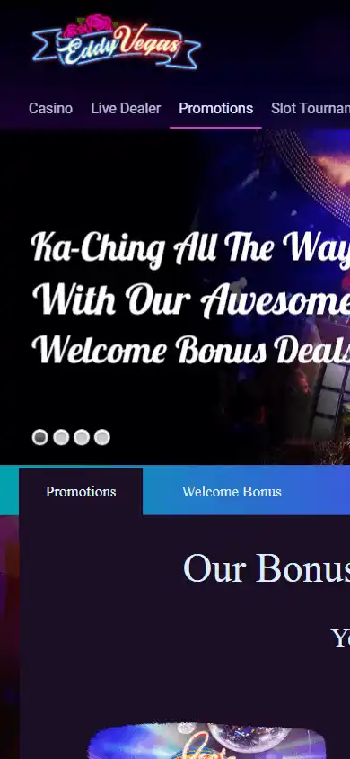 EddyVegas Casino screenshot 4