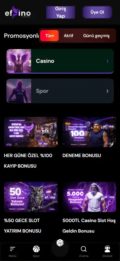 Efsino Casino screenshot 6