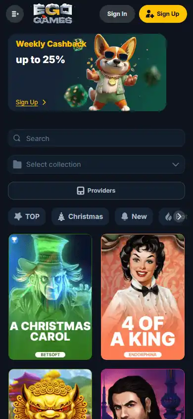 EgoGames Casino screenshot 5