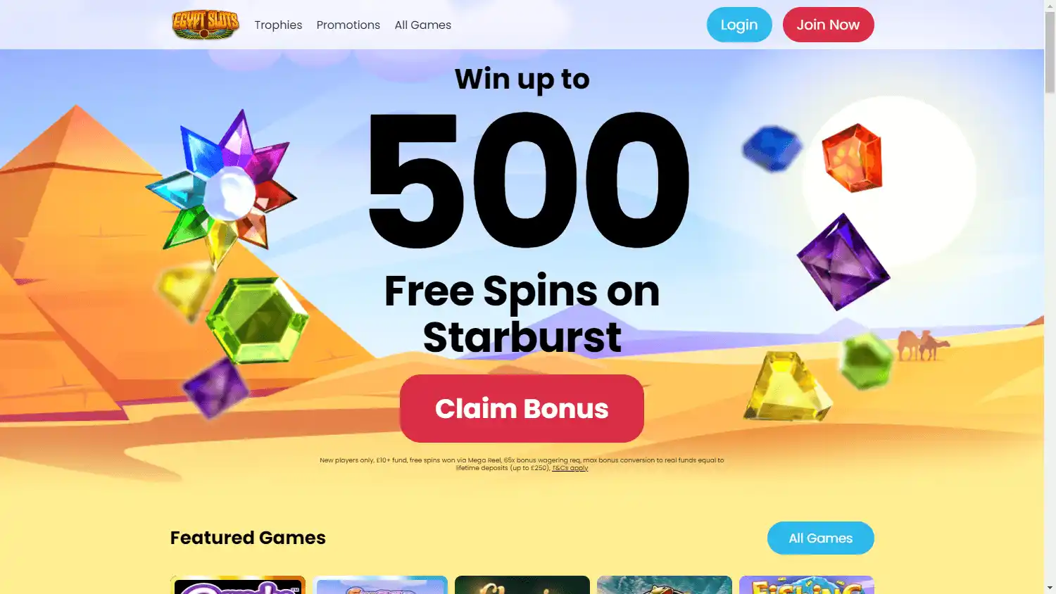 Egypt Slots Casino screenshot 1