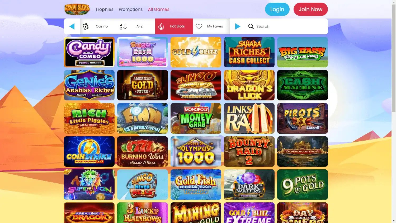 Egypt Slots Casino screenshot 2