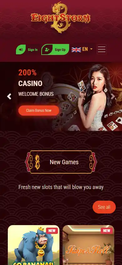 EightStorm Casino screenshot 4