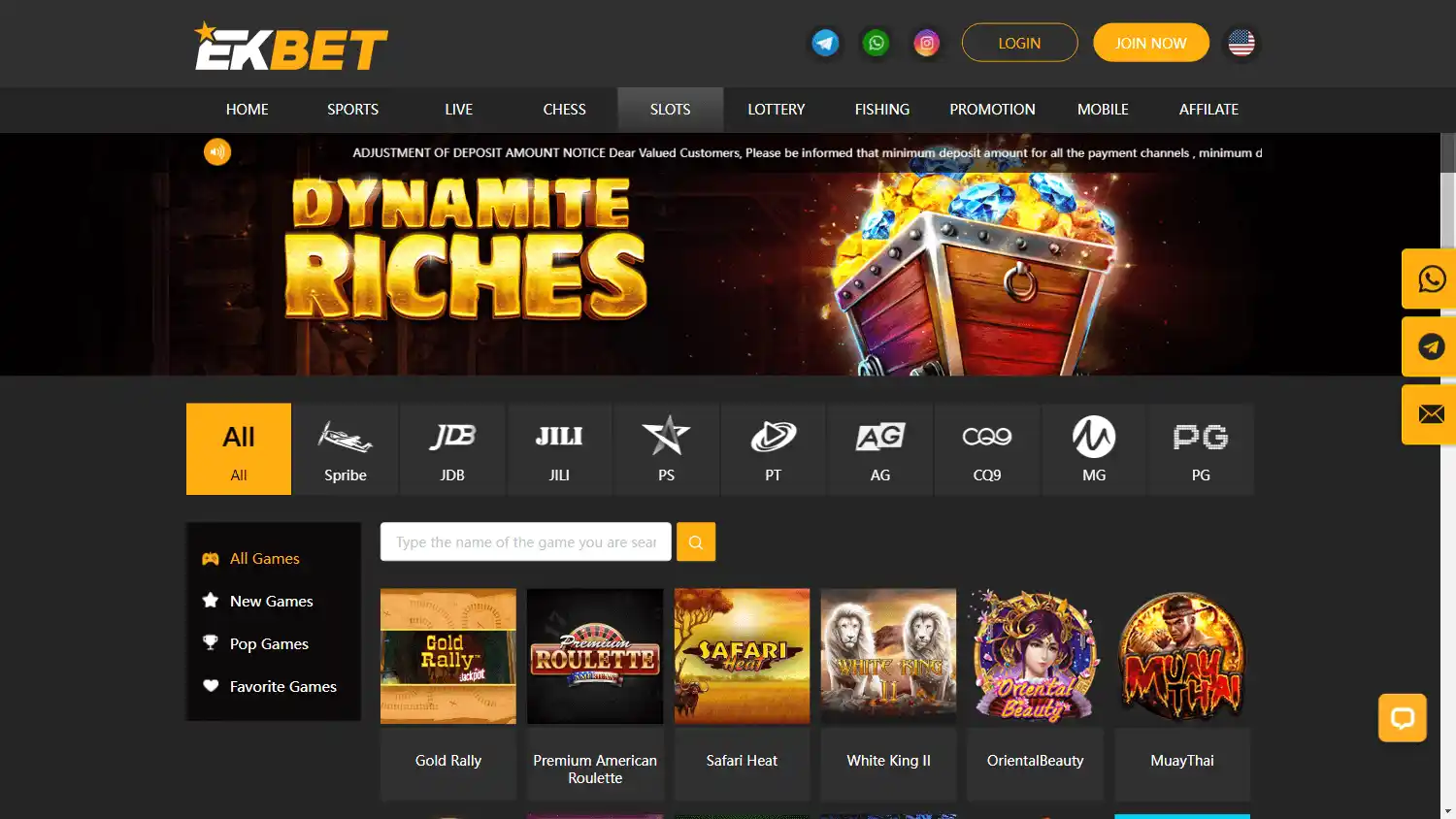 EKBET Casino screenshot 2