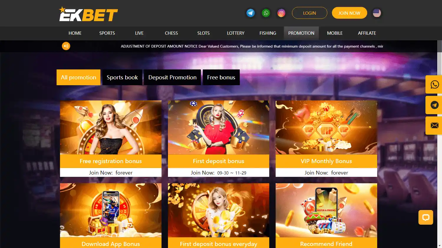 EKBET Casino screenshot 3