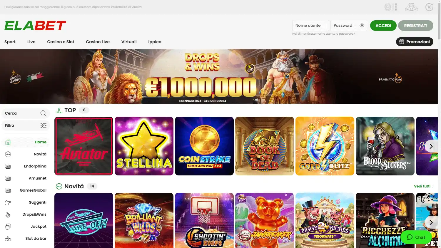 Elabet Casino screenshot 2
