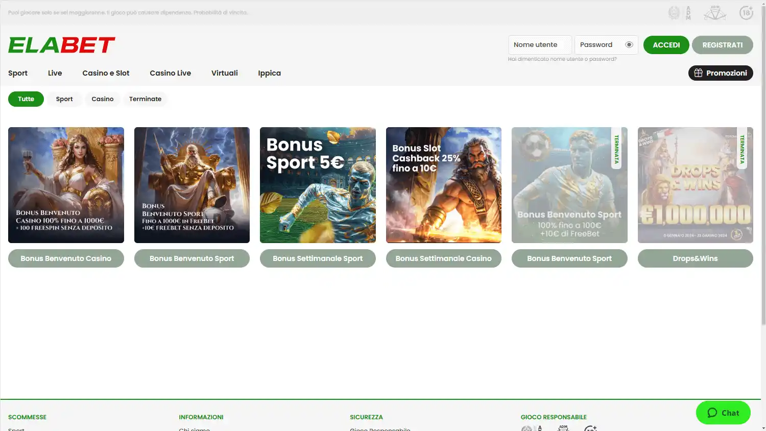 Elabet Casino screenshot 3