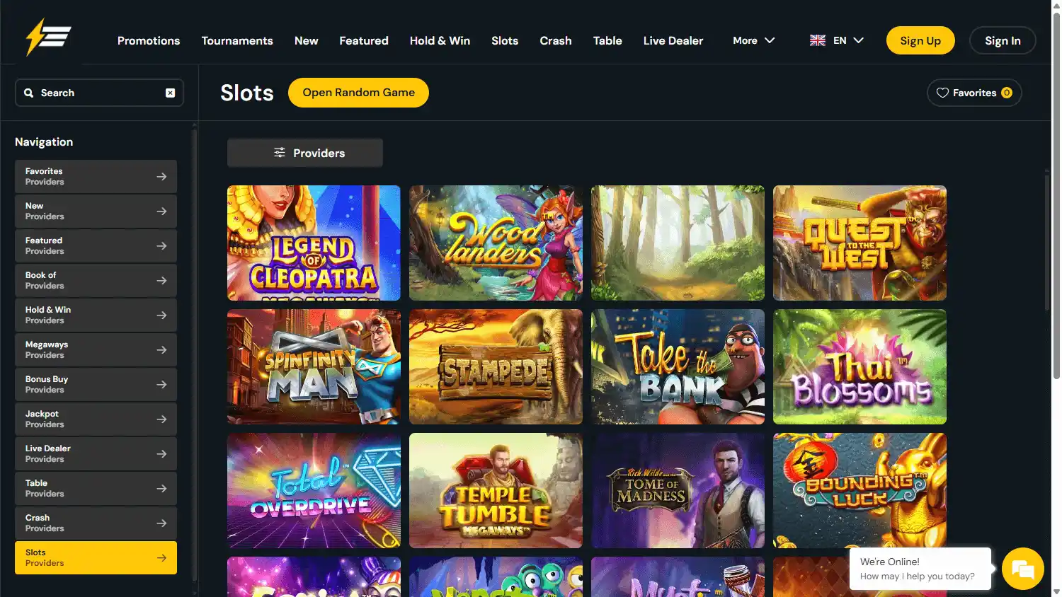 Electric Wins Casino screenshot 2