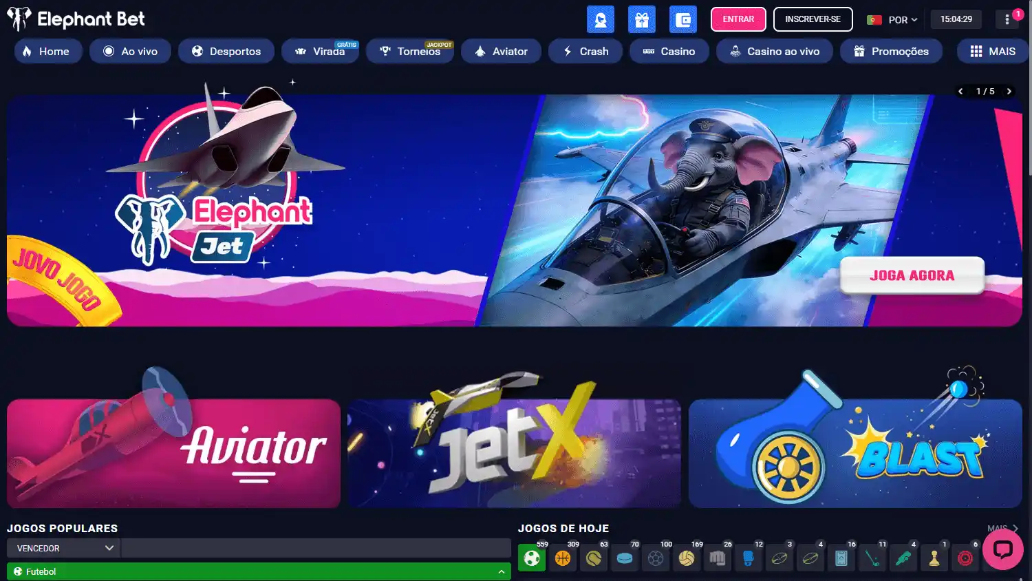 Elephant Bet Casino screenshot 1