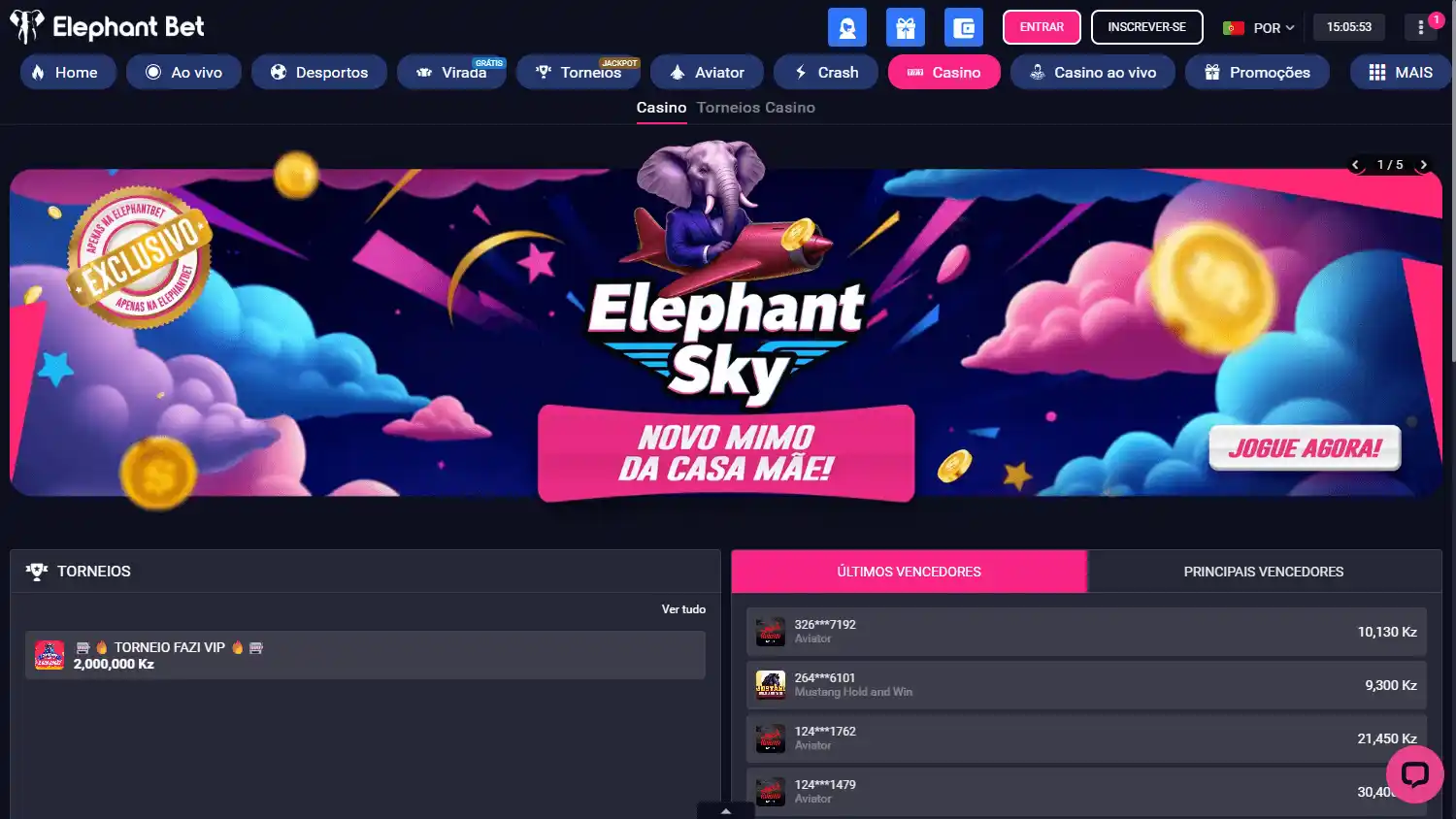 Elephant Bet Casino screenshot 3
