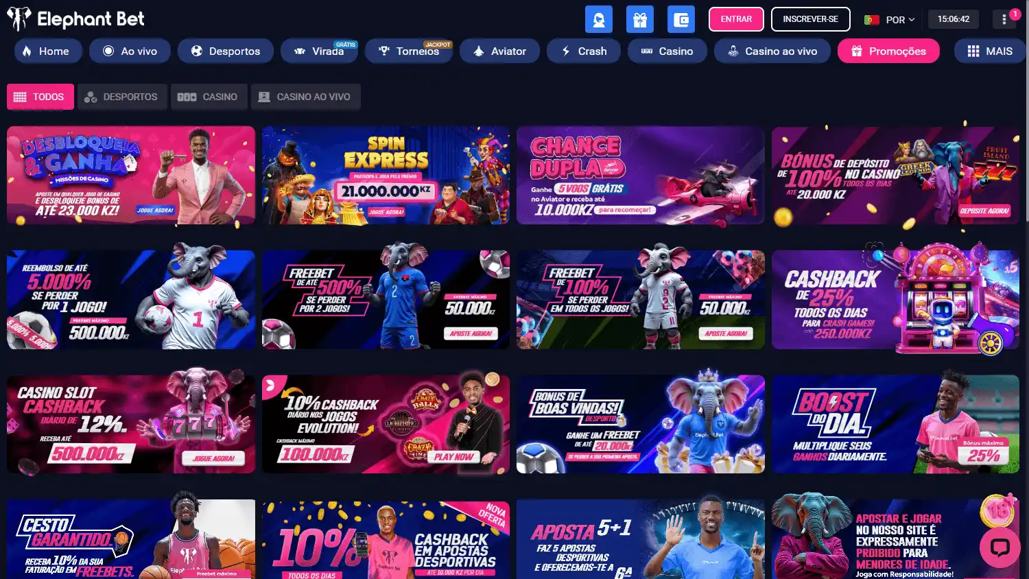 Elephant Bet Casino screenshot 4
