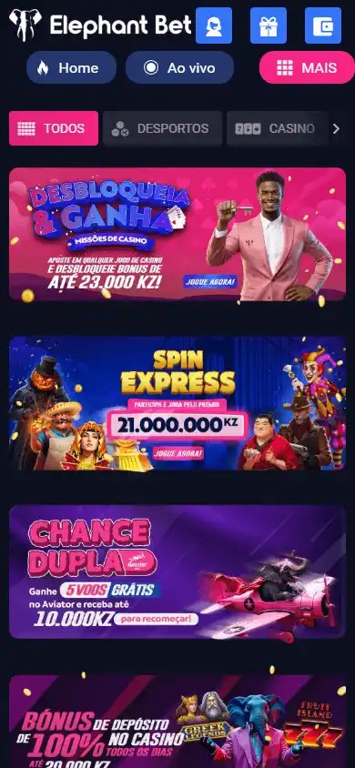 Elephant Bet Casino screenshot 7