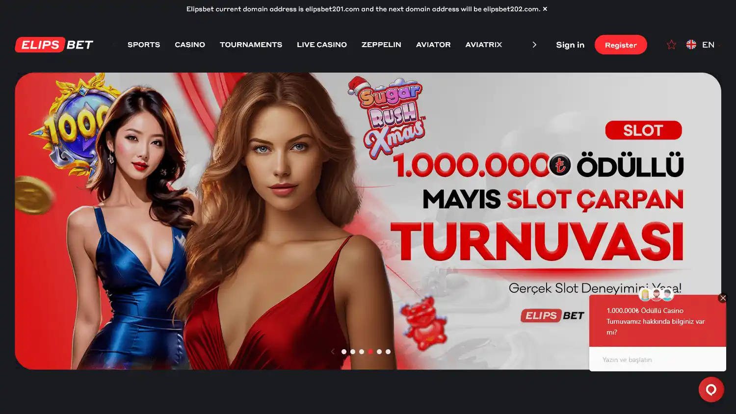 Elipsbet Casino screenshot 1