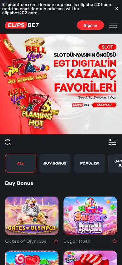 Elipsbet Casino screenshot 4