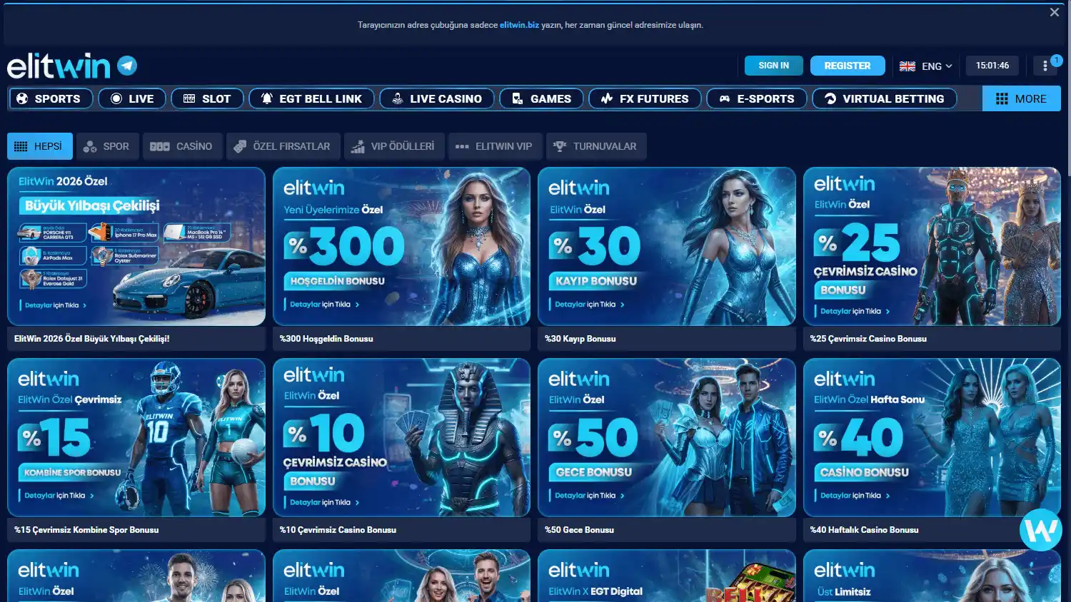 Elitwin Casino screenshot 3