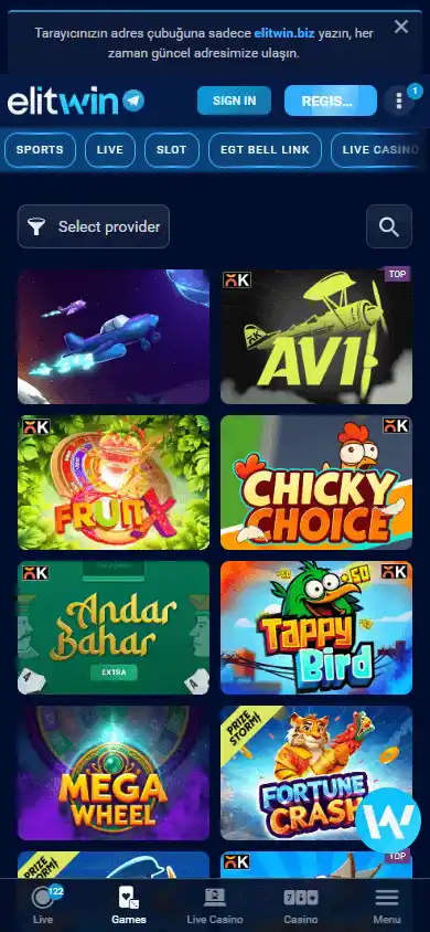 Elitwin Casino screenshot 5
