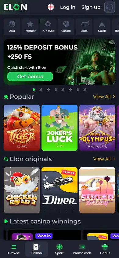 Elon Casino screenshot 4