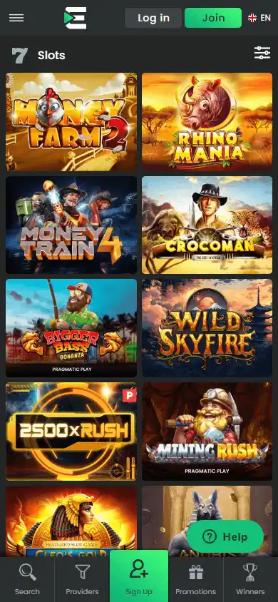 Elvoplay Casino screenshot 5