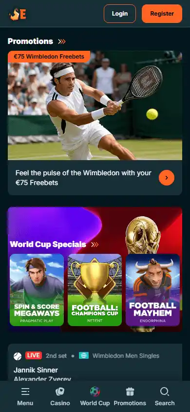 EmberBet Casino screenshot 4