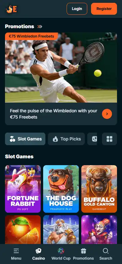 EmberBet Casino screenshot 5