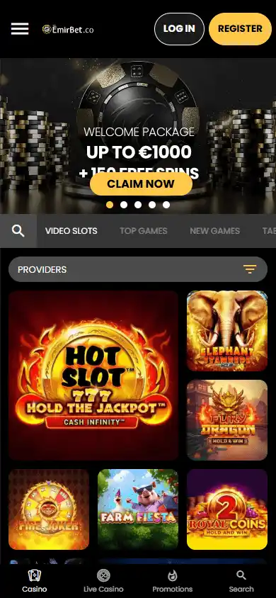 EmirBet Casino screenshot 5