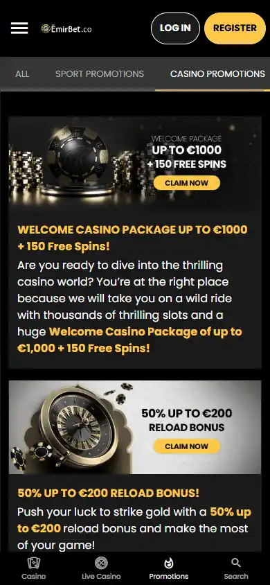 EmirBet Casino screenshot 6