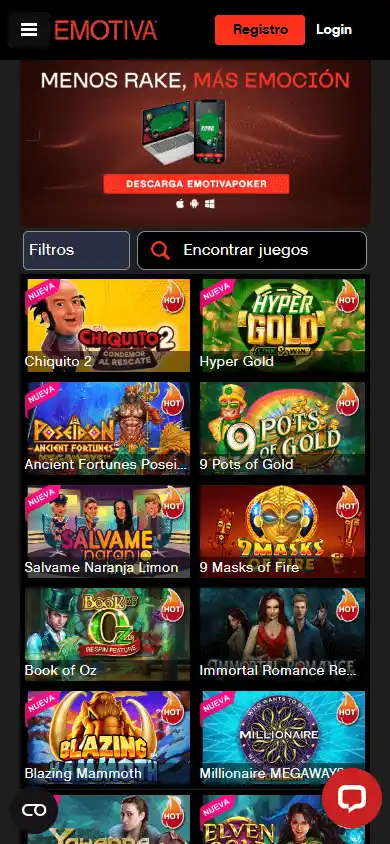 Emotiva Casino screenshot 6