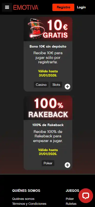 Emotiva Casino screenshot 7