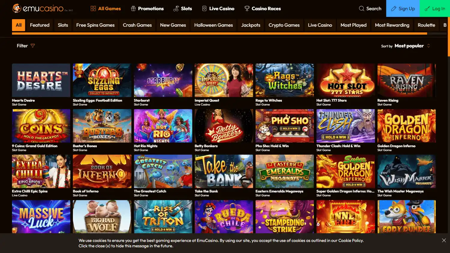 EmuCasino screenshot 2