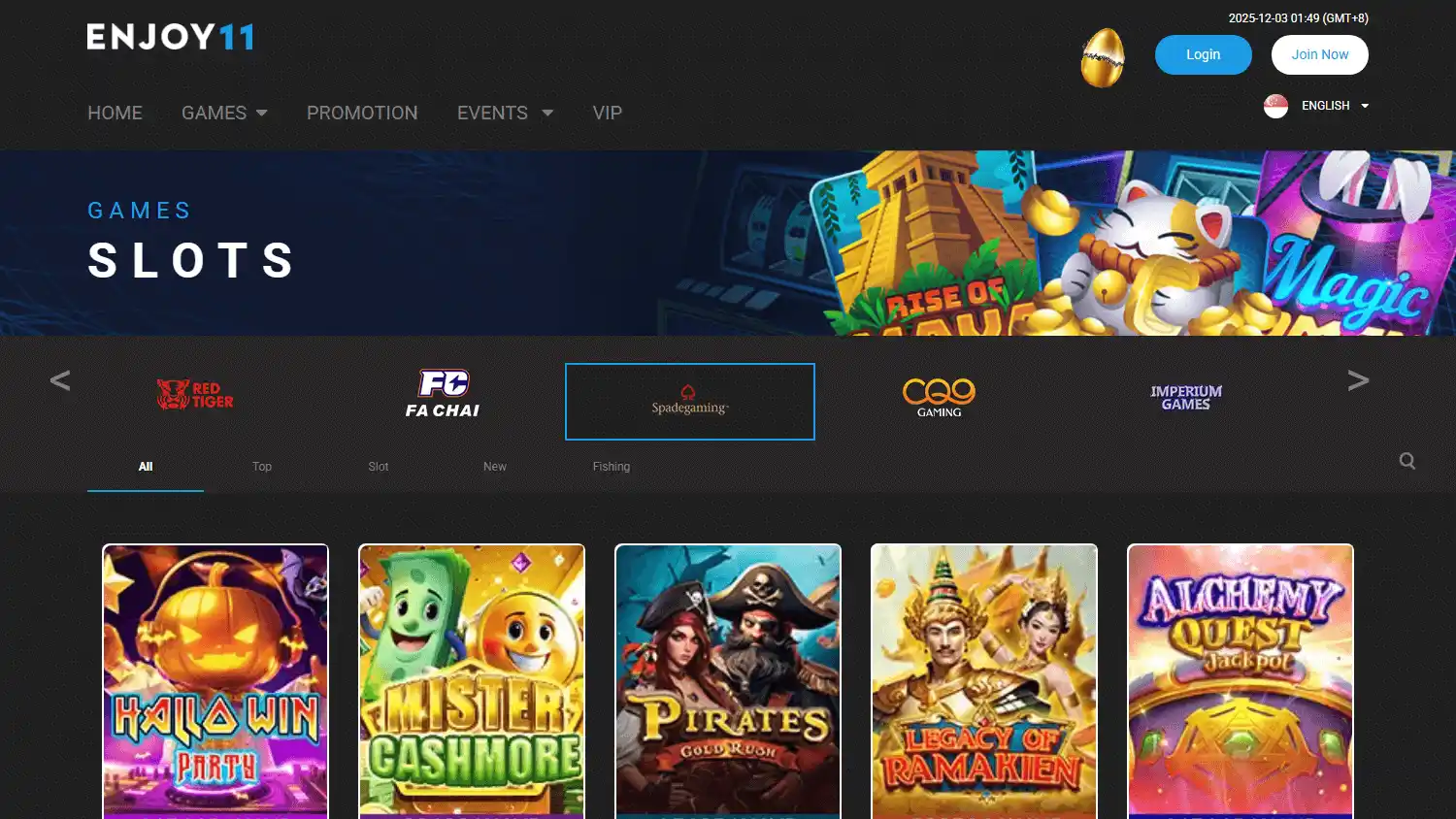 Enjoy11 Casino screenshot 2